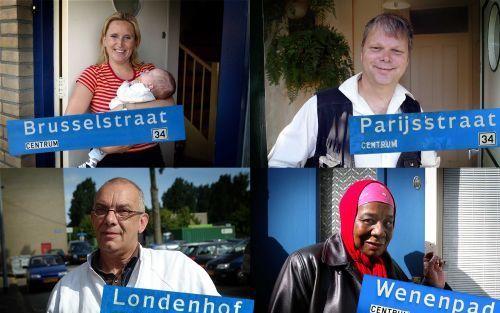 ALMERE â€“ In het centrum van Almere-Buiten dragen de straten namen van Europese steden. Hoe stemmen de bewoners tijdens het referendum over de Europese grondwet? Toesja Duynker uit de Brusselstraat weet het nog niet, Fred Brink is tegen, slager Fred van 