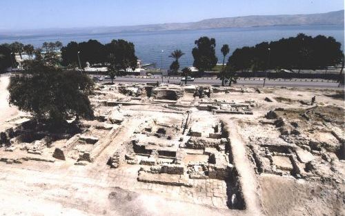 TIBERIAS â€“ Opgravingen van het oude Tiberias, de zetel van de hoogste religieuze joodse raad, het Sanhedrin. Foto Hebreeuwse Universiteit van Jeruzalem