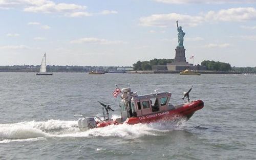 NEW YORK â€“ De haven van New York is een van de schaarse voorbeelden van goede samenwerking tussen verschillende Amerikaanse veiligheidsdiensten. Foto Koen Corver