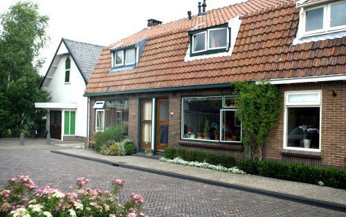 Het kerkje van de gereformeerde gemeente in Nederland aan het eind van de Chrysantenstraat in Aalsmeer. Foto RD, Henk Visscher