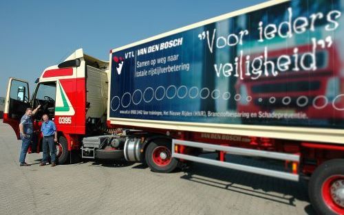 ERP â€“ Transporteur Van den Bosch uit het Brabantse Erp laat al zijn chauffeurs een bijscholingscursus volgen. Foto William Opheij