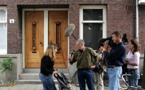 AMSTERDAM - Buurtbewoners van Claudia Melchers in de Jan van Eijkstraat in Amsterdam hebben opgelucht gereageerd op het bericht dat zij is bevrijd. Melchers is in de nacht van woensdag op donderdag bevrijd. Foto ANP