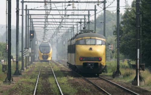 De trein is in vergelijking met de auto, het vliegtuig en de scheepvaart het meest milieuvriendelijk vervoermiddel. Archieffoto ANP