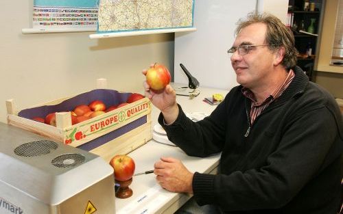 KLAASWAAL â€“ Paul van de Loo lasert appels met een persoonlijke boodschap. De Flapple (”flower appel”) kwam in september op de markt. Volgens de ondernemer gaan de zaken boven verwachting. Onlangs maakte hij een klapper. „Een landelijke zorgverzekeraar b