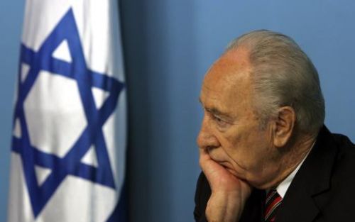 JERUZALEM - Shimon Peres stopt met zijn politieke activiteiten voor de Arbeiderspartij. Foto ANP