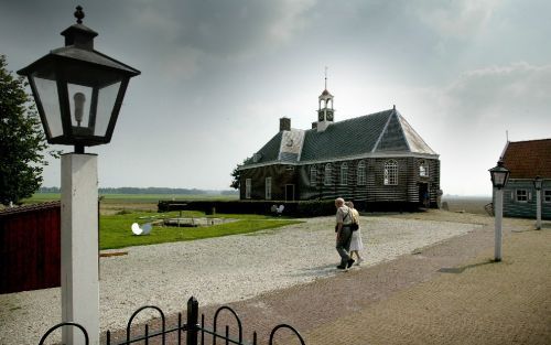 SCHOKLAND â€“ De kerk op het voormalige eiland Schokland. Foto RD, Sjaak Verboom