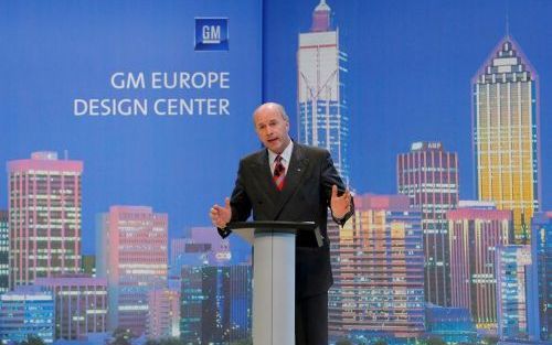 Carl-Peter Forster, de president van General Motors in Europa. Foto EPA