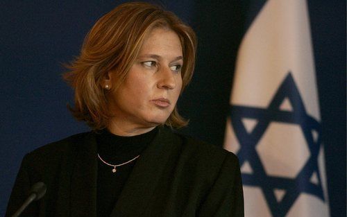 PARIJS â€“ De IsraÃ«lische minister van Buitenlandse Zaken, Tzipi Livni, woensdag tijdens een persconferentie in Parijs. Foto EPA