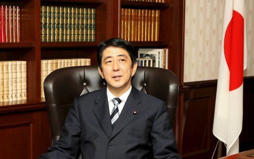 TOKIO - Shinzo Abe, de nieuwe premier van Japan. Foto EPA