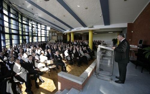 GOUDA â€“ Zaterdag vond in Gouda een drukbezocht congres van de Stichting Studie der Nadere Reformatie plaats. De bijeenkomst was gewijd was aan Alexander Comrie. Foto Martin Droog