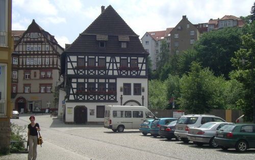 EISENACH â€“ Het Lutherhuis in Eisenach. Foto RD