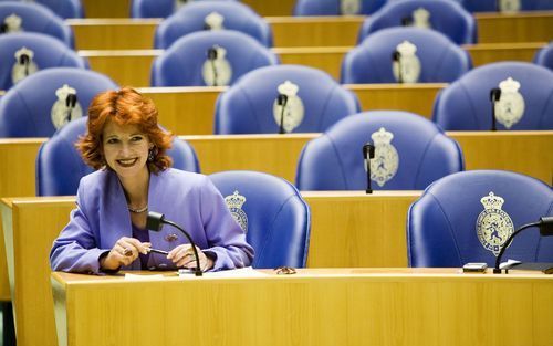 DEN HAAG - Onafhankelijk Kamerlid van Oudenallen tijdens het slotdebat over de Schipholbrand dinsdag in de Tweede Kamer. Foto ANP