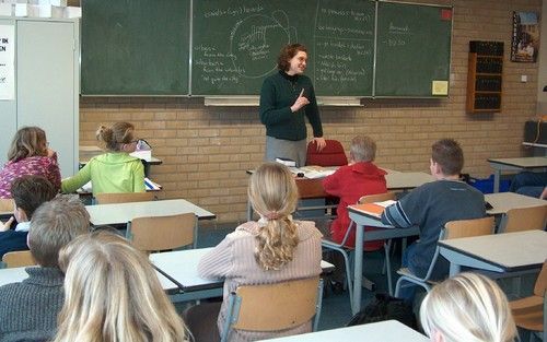 APELDOORN â€“ Docente K. M. Hoogerheide van de Jacobus Fruytierscholengemeenschap wordt vrijdag uitgeroepen tot Talendocent van het Jaar. Foto Jacobus Fruytierscholengemeenschap