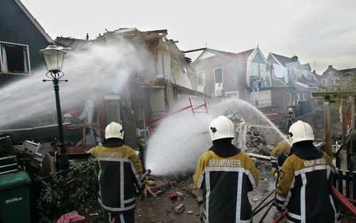 Ravage na explosie in Urk. Foto RD, Anton Dommerholt