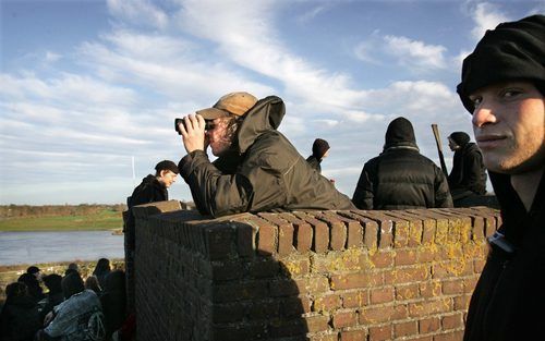 LINGEWAARD - Kraakactie in Fort Pannerden. Foto ANP