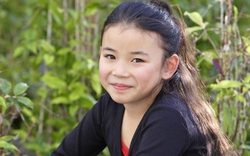 HILVERSUM - Eline, het Chinese meisje dat binnenkort haar biologische ouders terug zal zien. Foto ANP