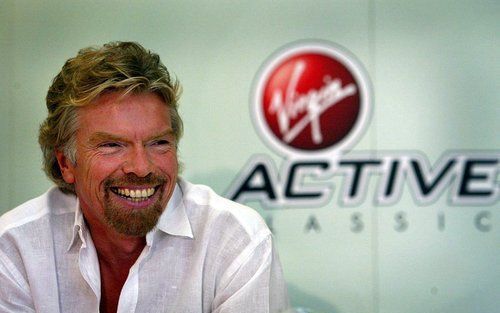 Richard Branson van de Virgin Group, vooral bekend uit de luchtvaart, opent een stamcelbank. Foto EPA