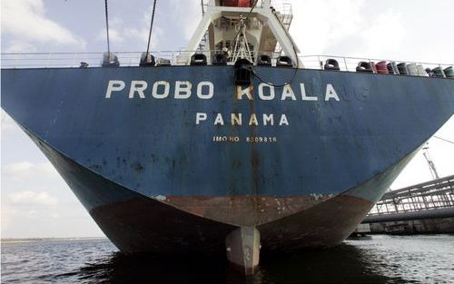 Het gifschip Probo Koala. Foto ANP