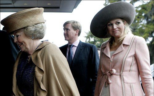 ANKARA - Koningin Beatrix, prins Willem-Alexander en prinses Máxima in Turkije. Foto ANP