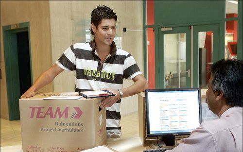 NAARDEN - Uit een onderzoek blijkt dat 97 procent van de Nederlanders plezier in zijn werk heeft. Foto ANP