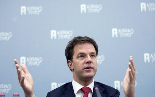 RUTTE ...dikke buik...Foto ANP