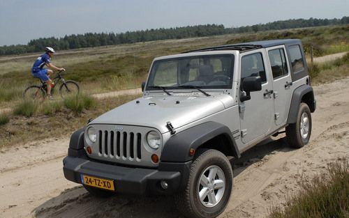 De Jeep Wrangler. Foto's Tony Vos