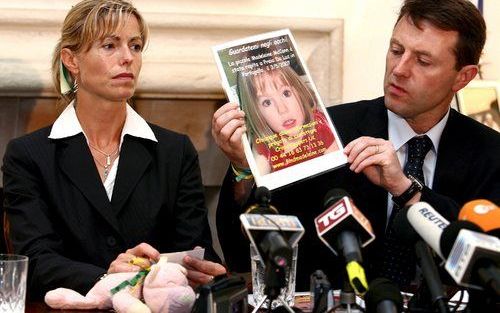 De ouders van de vermiste Madeleine McCann. Foto EPA