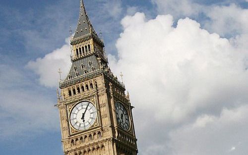 De grote klok van de Big Ben in Londen kon begin oktober na zeven weken stilte weer aan de slag. Foto EPA