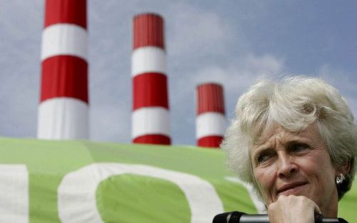 Milieuminister Cramer kreeg dinsdag kritiek van de ChristenUnie op haar tussentijdse doelstellingen. Foto ANP