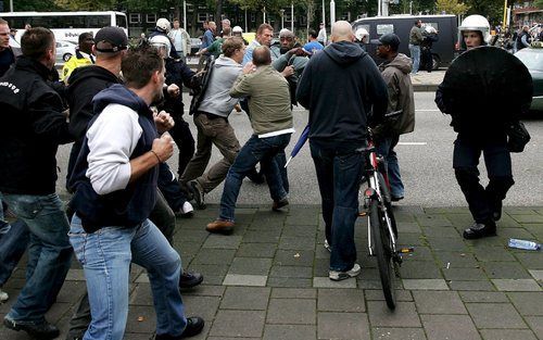 AMSTERDAM - De geplande demonstratie van de extreemrechtse Nationalistische Volks Beweging (NVB) zaterdag in Amsterdam–West gaat niet door. Foto ANP