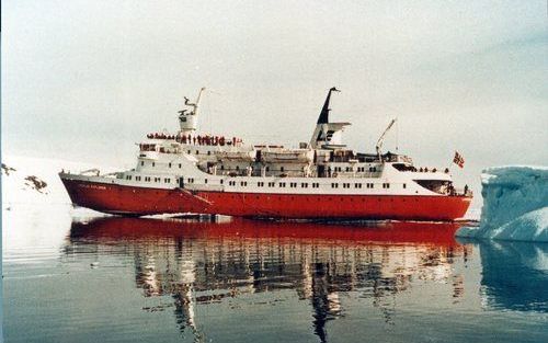 Het cruiseschip Explorer. Foto EPA