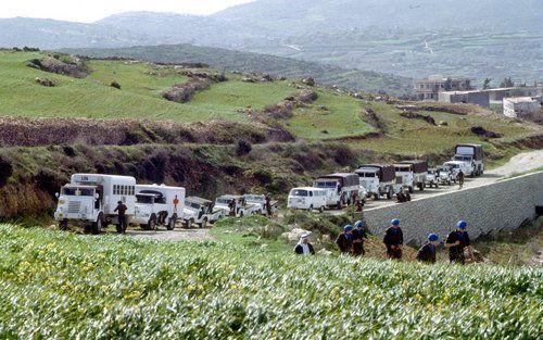 De VN in Libanon. Foto EPA