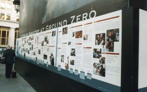 NEW YORK - Een kerk bij Ground Zero heeft er Ã©Ã©n jaar pastoraat op zitten. - Foto RD