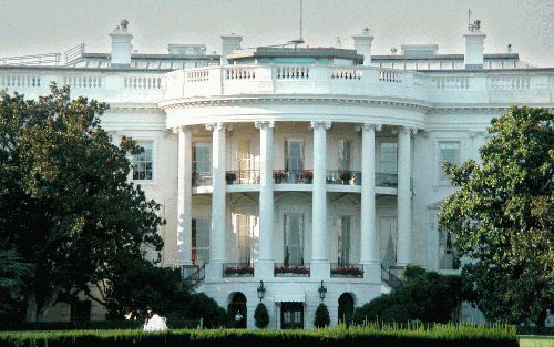 WASHINGTON - Er is veel kritiek op het economisch beleid dat de Amerikaanse president Bush voert. - Foto RD, Henk Visscher