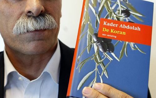 AMSTERDAM - De Koranvertaling van schrijver Kader Abdolah. Foto ANP