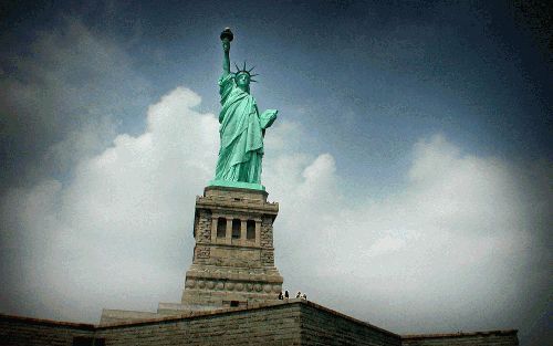 „Amerika: vervolmaking van alle idealen?” Op de foto het vrijheidsbeeld in New York. - Foto RD, Henk Visscher