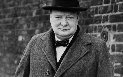 ...Churchill: sterk in oorlogstijd... Foto EPA