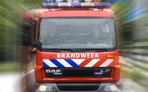 Grote brand in Apeldoorn. - Foto ANP