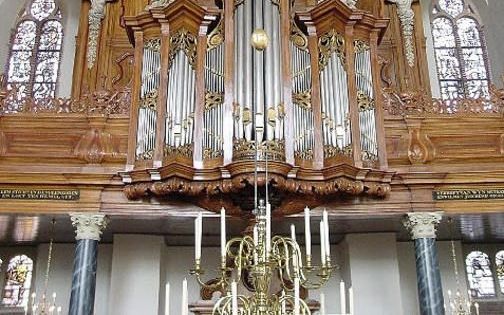 Het Garrelsorgel in de Groote Kerk van Maassluis.