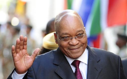 De Zuid-Afrikaanse president Zuma. Foto EPA