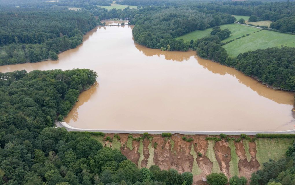 De Steinbach-dam. beeld AFP, SEBASTIEN BOZON