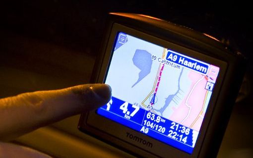 AMSTERDAM - TomTom heeft in het eerste kwartaal zijn winst zien verdampen door een prijsval van zijn autonavigatiesystemen. Foto ANP