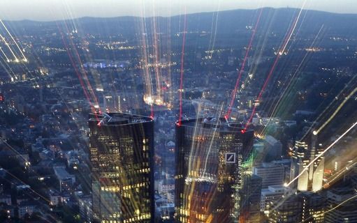 Hoofdkantoor Deutsche Bank in Frankfurt. Foto EPA