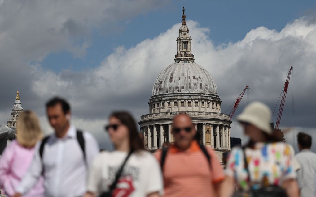 St Paul’s​ Cathedral in Londen. beeld EPA, Neil Hall