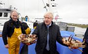 De Britse premier Boris Johnson tijdens een bezoek aan Schotland eerder dit jaar. beeld EPA, Andrew Parsons