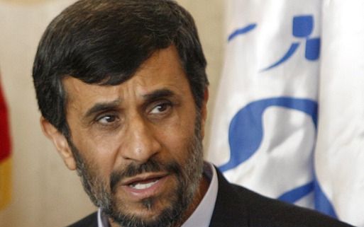 Ahmadinejad: Niet bang. Foto EPA