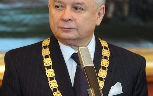 President Lech Kaczynski (60) van Polen