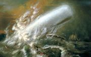 Moby Dick is een legendarische witte walvis, in het leven geroepen door Herman Melville (1819-1891). Het machtige dier, eigenlijk een potvis, veroorzaakt ramp na ramp. Foto The Glittering Eye