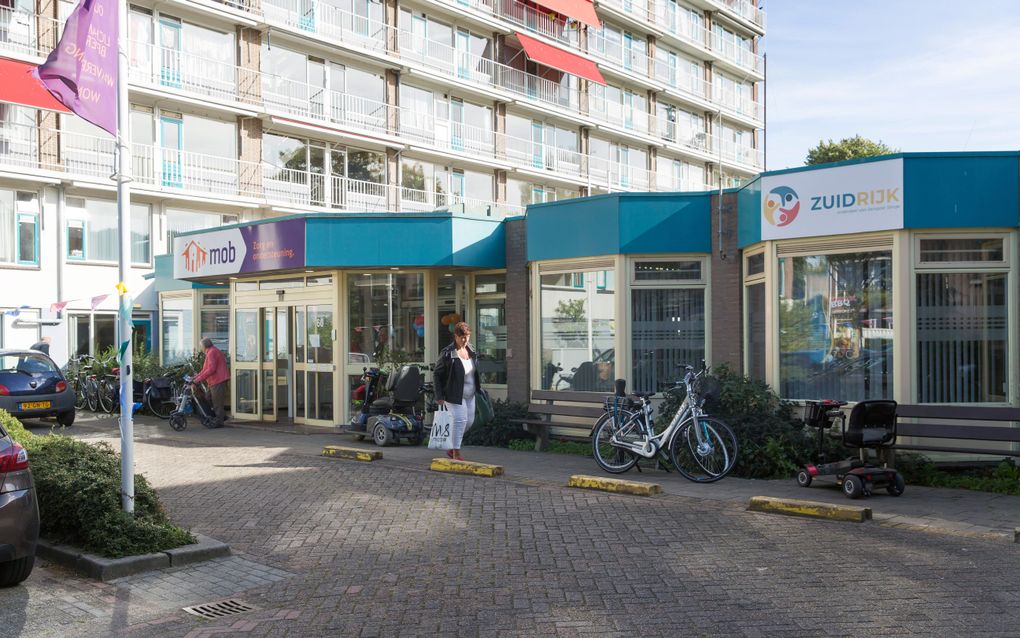 Inloophuis ZuidRijk in de Rotterdamse wijk Zuidwijk opende in 2018 de deuren. beeld Roel Dijkstra