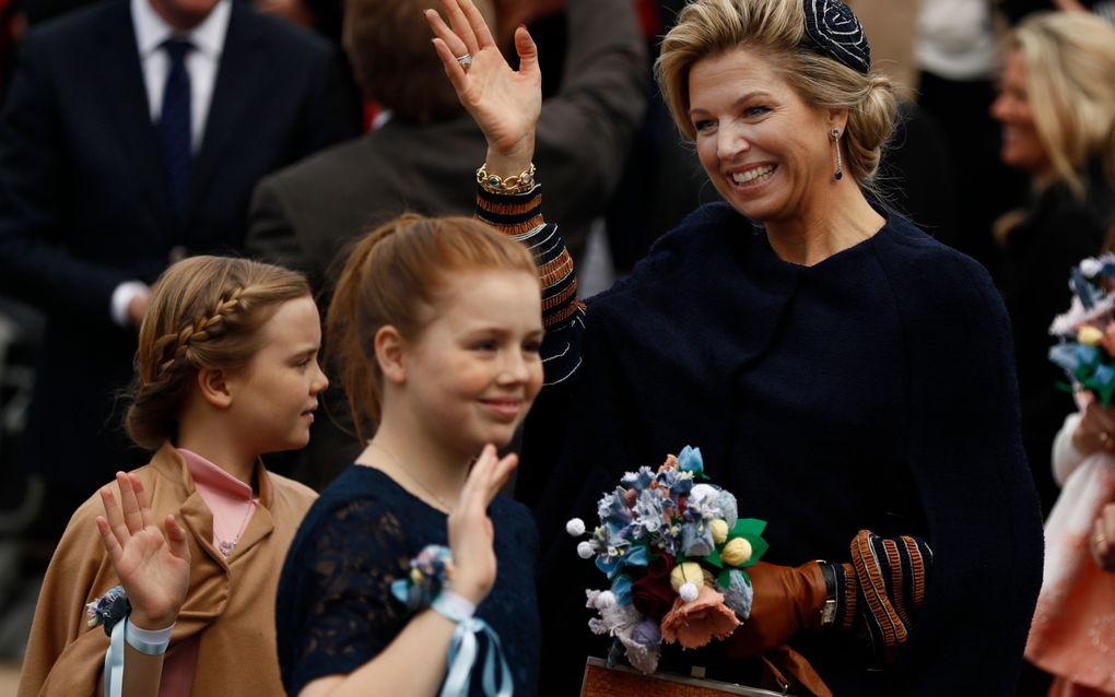 Prinses Alexia (M), koningin Máxima en prinses Ariane. beeld ANP